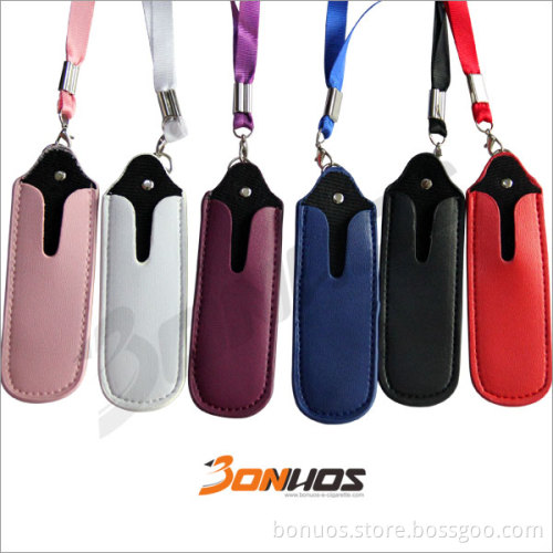 E Cigarette Accessories Leather Lanyard